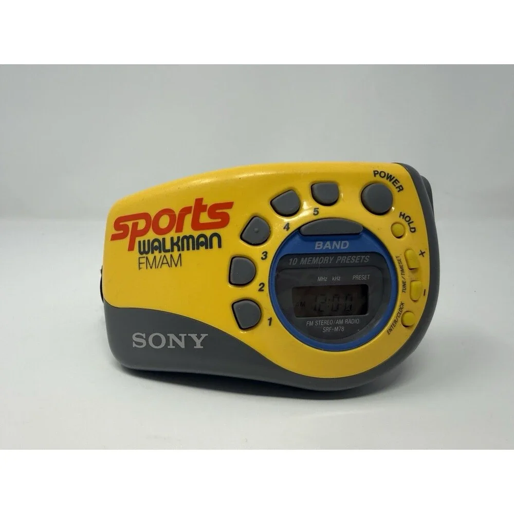 Sony Sports Walkman SRF-M78 Portable AM FM Radio Arm Band Tested (See Video)